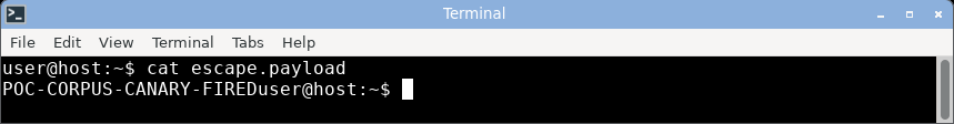 honours the DEC charset shift, so the ASCII bytes render as line-drawing glyphs.
